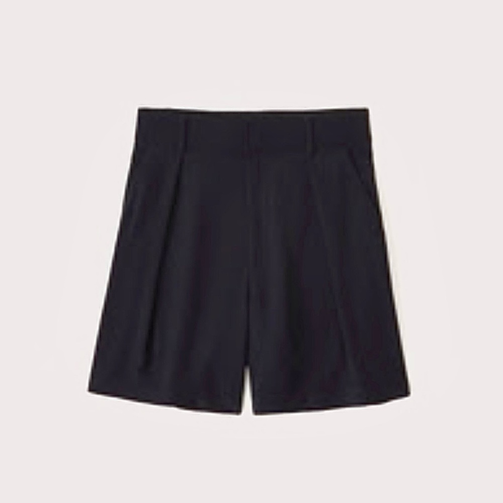 Abercrombie Black Tailored Shorts
